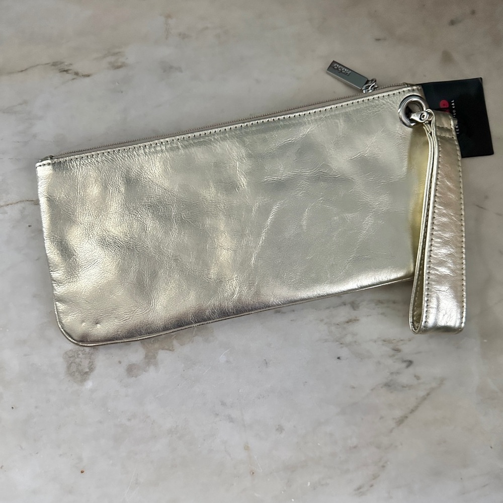 NWT HOBO GOLD LEATHER WRISTLET - Picture 7 of 7